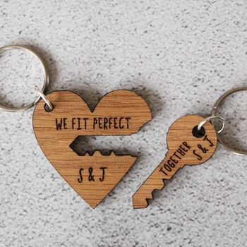 Personalised Valentine Day Engraved Key To My Heart, 6 of 7