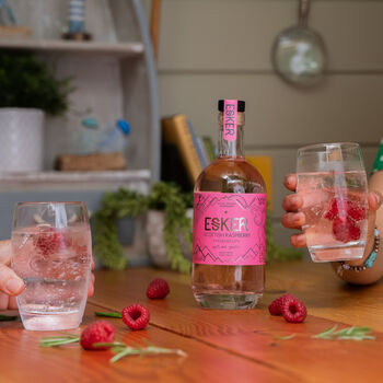 Esker Scottish Raspberry Scottish Gin Now In 70cl Size, 2 of 4