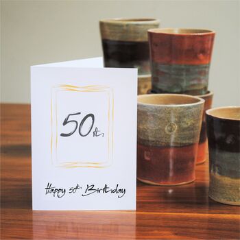 50th Birthday Mug Tumbler, 7 of 8