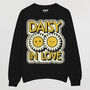 Daisy In Love Women's Slogan Sweatshirt, thumbnail 12 of 12