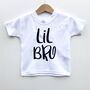 Lil Bro Kids T Shirt, thumbnail 3 of 6