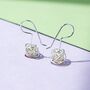 Cage Pearl Rose Gold Plated Silver Stud Earrings, thumbnail 5 of 7