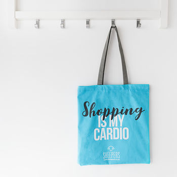 'Shopping is my cardio' Tote Bag, 3 of 4