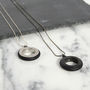 Men's Modern Round Necklace, thumbnail 5 of 6