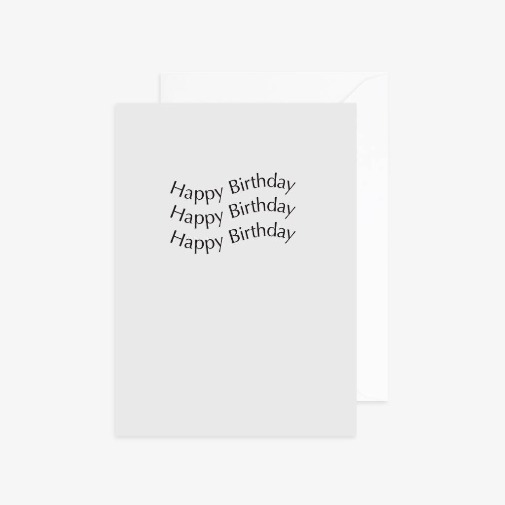 Happy Birthday Card By Reverie Studio | notonthehighstreet.com