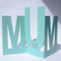 3D Welded Name Birthday Card, thumbnail 2 of 5