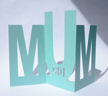3D Welded Name Birthday Card, 2 of 5