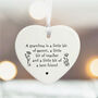 Personalised Grandma Porcelain Heart Keepsake Gift, thumbnail 2 of 2