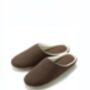 Japanese Cotton Machine Washable Slippers Brown, thumbnail 5 of 7