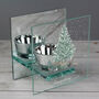 Personalised Winter's Night Glass Tea Light Holder, thumbnail 3 of 3