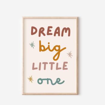 Personalised Childrens Wall Print Set 'love you to the moon and back', 3 of 4
