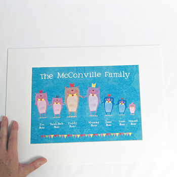 Personalised Bear Family Portrait, 11 of 11