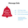 Personalised Baby Christmas Bell Decoration, thumbnail 2 of 4