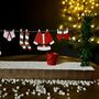 Santa's Washing Line Block Christmas Decoration, thumbnail 3 of 3