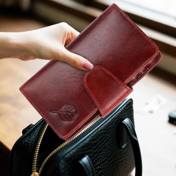 Buffalo Leather Darts Wallet, 3 of 11
