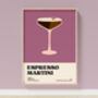 Espresso Martini Print, thumbnail 1 of 7