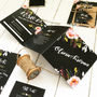 Floral Chalkboard Wedding Stationery, thumbnail 2 of 10