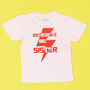 'Incredible Big Sister' Announcement Kids T Shirt, thumbnail 4 of 4