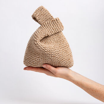 Small Knot Bag Easy Knitting Kit, 5 of 7