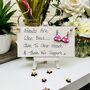 Friends Are Like Bras Card Alternative Sign, thumbnail 7 of 7