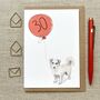 Personalised Kokoni Dog Birthday Card, thumbnail 2 of 4