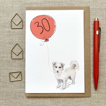 Personalised Kokoni Dog Birthday Card, 2 of 4