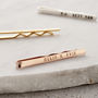 Personalised Silver Tie Clip, thumbnail 4 of 8