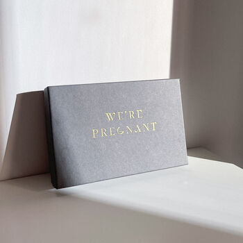 We're Pregnant Personalised Pop Out Photo Box Gift, 3 of 3
