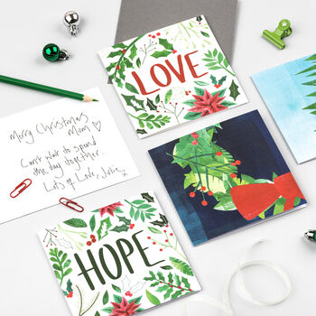 Hope Foliage Christmas Card, 5 of 7