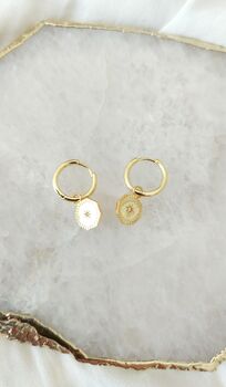 Coin Hoop Earrings, 5 of 5