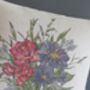 Birth Month Flower Couple Cushion, thumbnail 2 of 7
