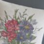 Birth Month Flower Couple Cushion, thumbnail 3 of 8