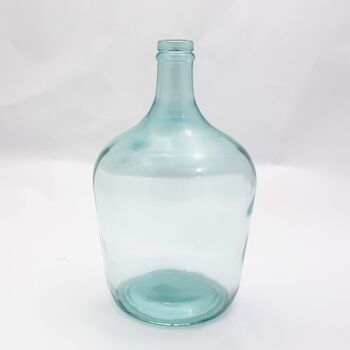 Recycled Glass Demijohn Vase | 30cm | Four Colours, 3 of 4