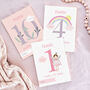 Personalised Fairy Princess Baby Milestone Cards, thumbnail 2 of 6