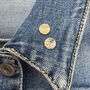 Modesty Rose Flower Patterned Pin, Brooch, Pin Badge, thumbnail 3 of 6