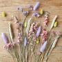 Wildflower Pastel Cut Dried Flowers Letterbox Gift, thumbnail 4 of 10