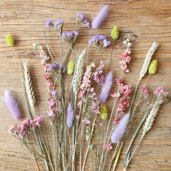 Wildflower Pastel Cut Dried Flowers Letterbox Gift, 4 of 10