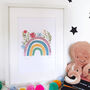 Personalised 'How Rare You Are Rainbow' Print, thumbnail 5 of 6