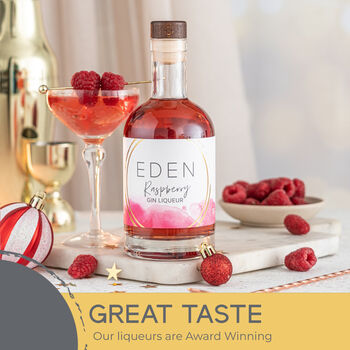 Raspberry Gin, Personalised Alcohol Letterbox Gift, 4 of 6
