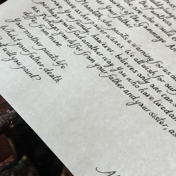 Alicia’s Handwritten Letter To Verso Clair Obscur, 4 of 6
