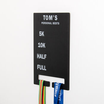 Personalised Running Medal Display Board, 2 of 7