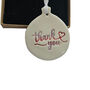 Thank You Ceramic Hanging Decoration – Keepsake Gift, thumbnail 4 of 8