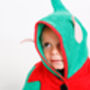 Personalised Christmas Elf Bamboo Soft Hooded Towel, thumbnail 6 of 9