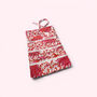 Cotton Jewellery Roll | Coral Pink And White Floral, thumbnail 2 of 6