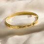Personalised Textured Message Bangle, thumbnail 2 of 6