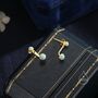 Sterling Silver Auqa Green Opal Ear Jacket, thumbnail 5 of 10