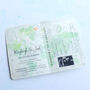 Italy, Tuscany Passport Wedding Invitation, thumbnail 3 of 4