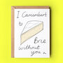 Cheesy Valentine Or Anniversary Card, thumbnail 1 of 3