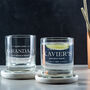 Personalised Engraved Whiskey Glass Coworker Retirement Gift, thumbnail 4 of 5