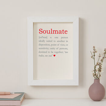 Soulmate Definition Anniversary Valentine's Card, 3 of 8